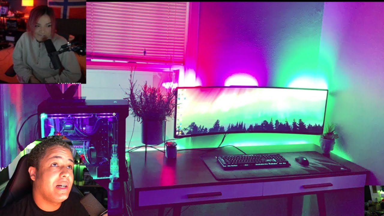 Nmplol reviews his Viewer's PC Setups with Malena & Twitch chat