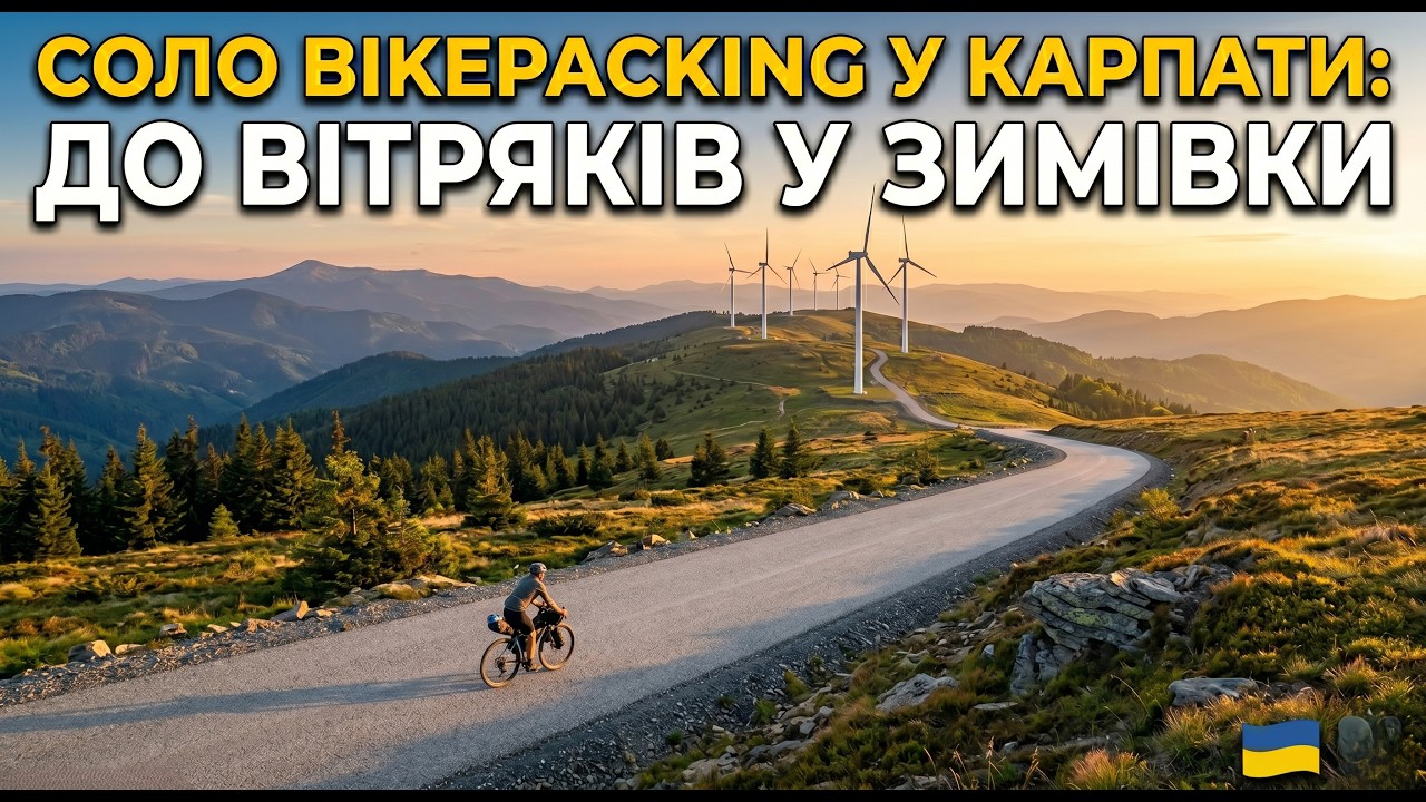 Велоподорож до вітряків | Нова дорога Уличне - Доброгостів - Зимівки | Карпати
