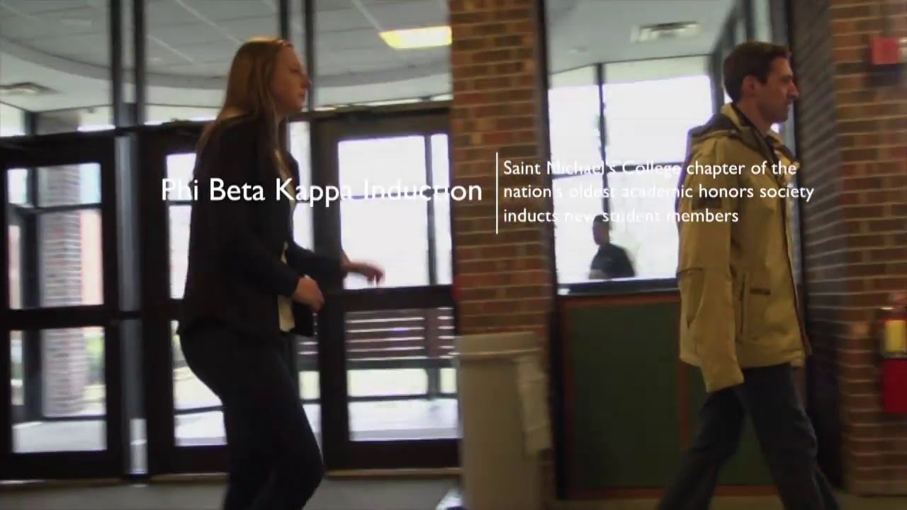 Saint Michael's College Phi Beta Kappa Induction Ceremony