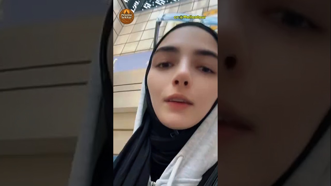 Mbak Bule Turki Meleleh Denger Nasyid di Lombok 😭💖 #shorts #reaksibule #viralvideo
