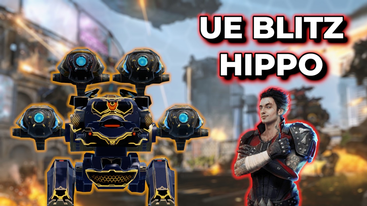 WR - UE Blitz Hippo Causing Mass Mayhem In The Enemy Base | War Robots