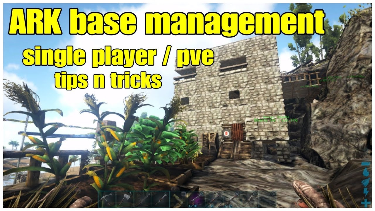 ARK Manage Efficient Base Single Player or PVE