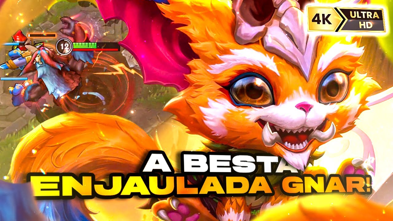 A FORMA CORRETA DE SE JOGAR DE GNAR NO HIGH ELO! | LOL WILD RIFT