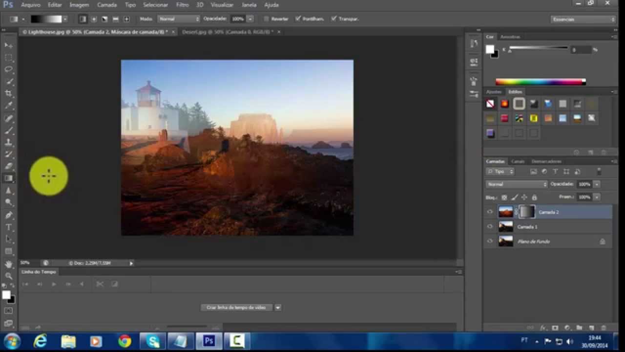 Como mesclar imagens no PHOTOSHOP cs6