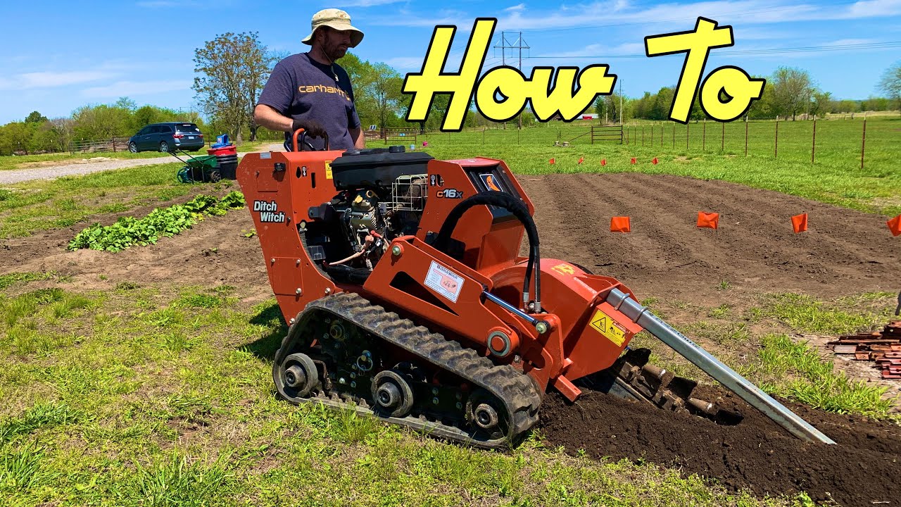 Operating a Trencher | DIY