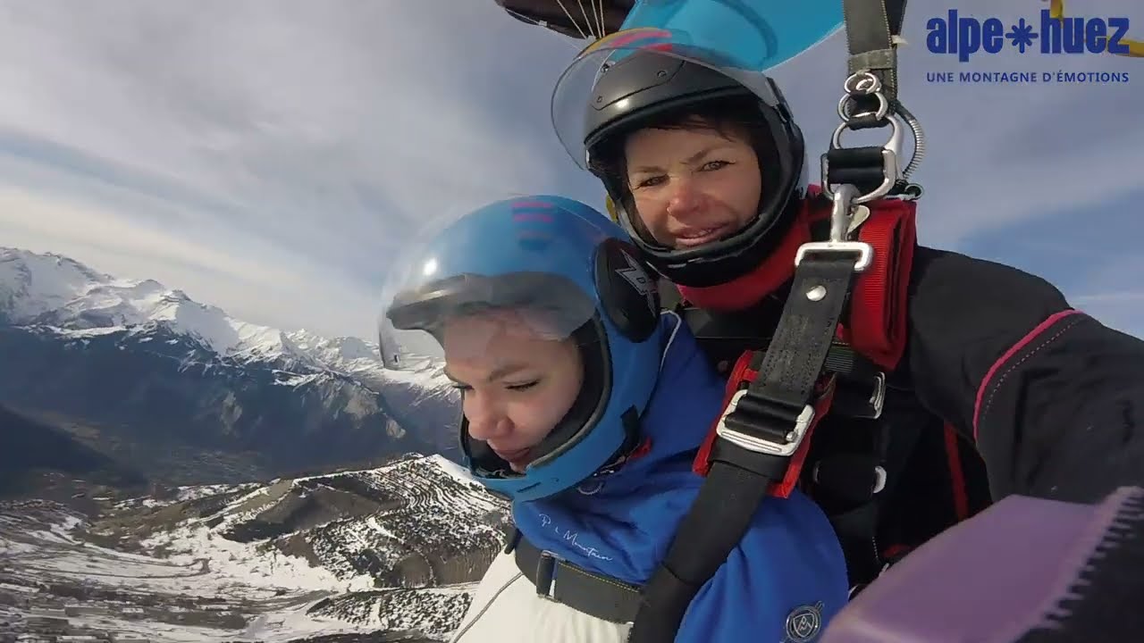 Le saut en parachute de Marie Muriel