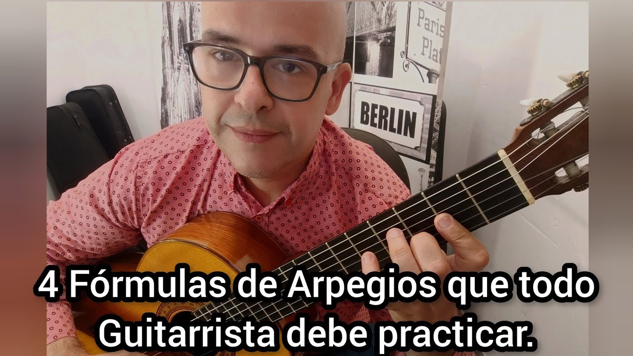 4 Fórmulas de Arpegios para Guitarra que todo alumnos debe practicar. Arpegios básicos.