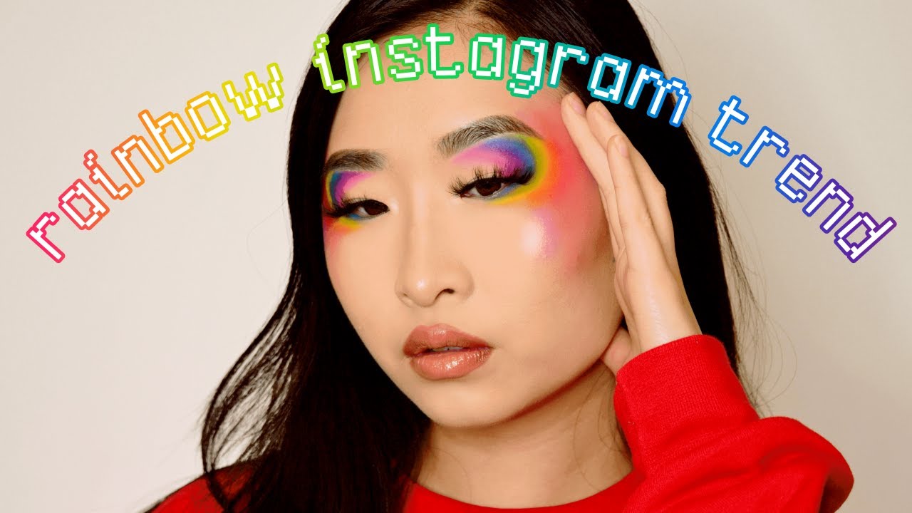 INSTAGRAM RAINBOW MAKEUP