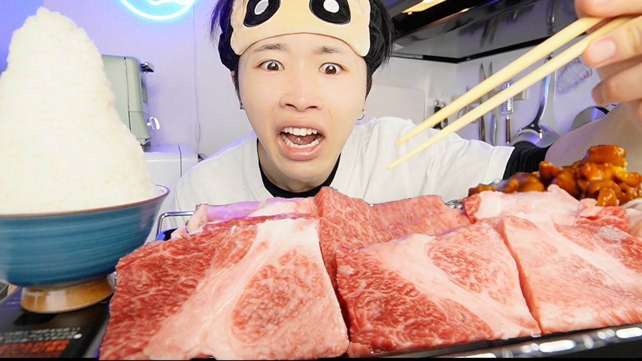 【1人焼肉】ご飯3合と特上カルビを炙り食いしたら最高すぎたわ
