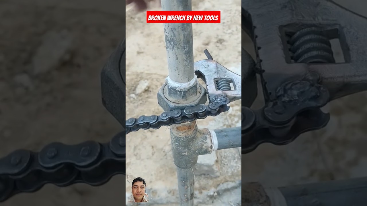 Broken wrench into more use full than company, #tools #satisfying #toolnut #wrench #diy