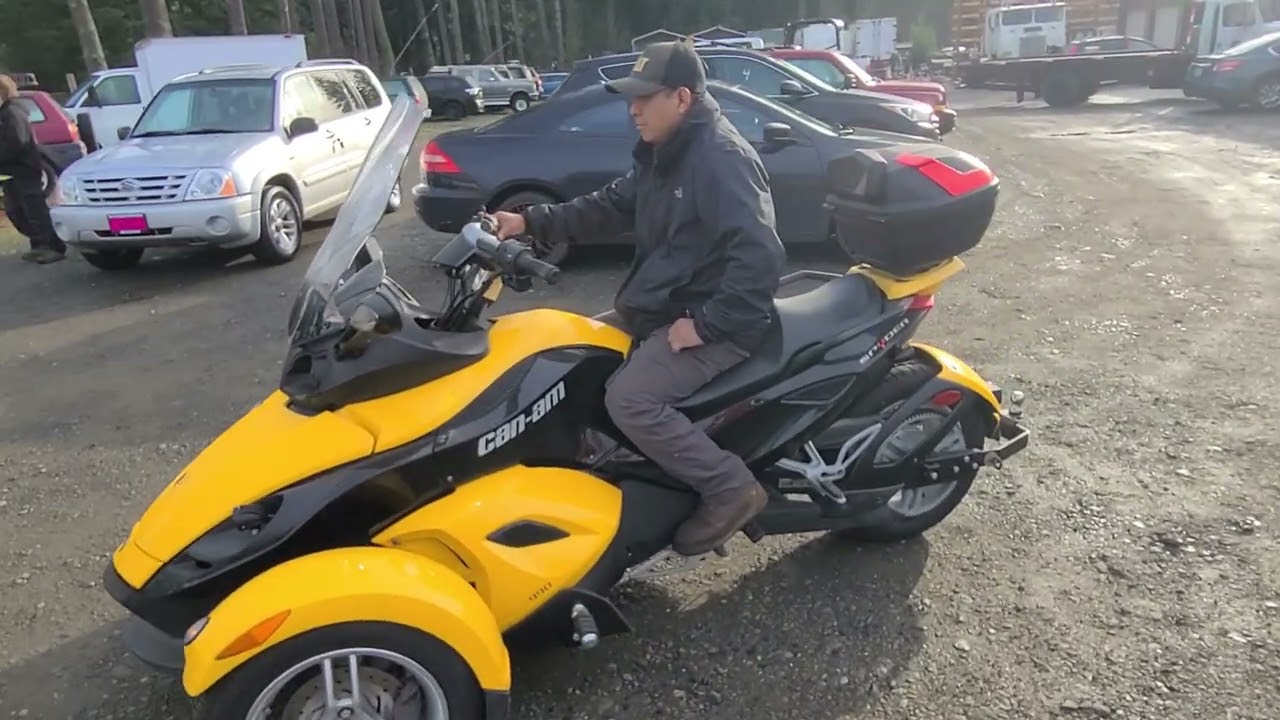 Онлайн-аукцион квадроцикла Can-Am Rotax 990 Spyder 2009 года выпуска.