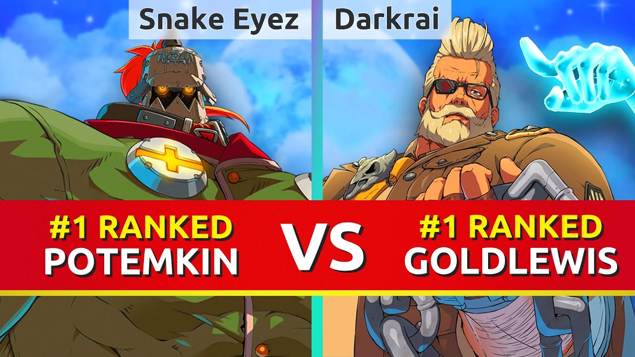 GGST ▰  Snake Eyez (#1 Ranked Potemkin) vs Darkrai (#1 Ranked Goldlewis). Guilty Gear Strive