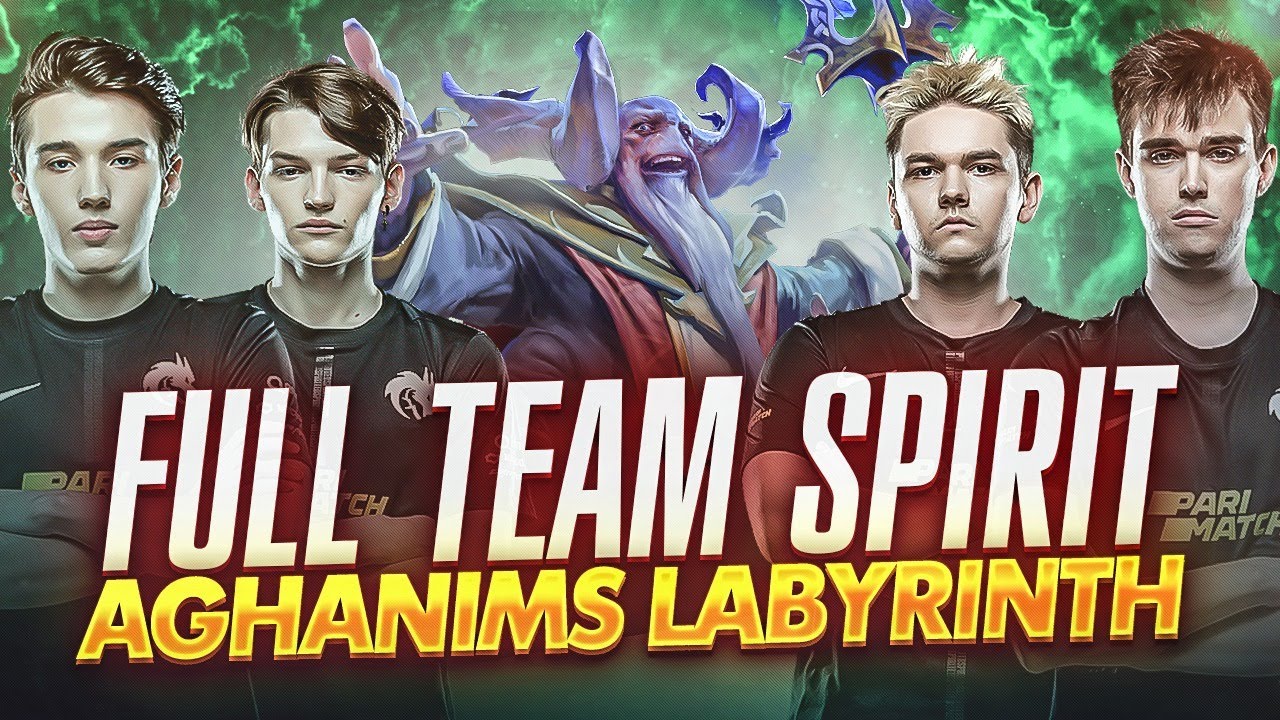 BEST STRATEGY TO WIN Aghanim's Labyrinth by Team Spirit with Yatoro Drow Ranger Arcana !!