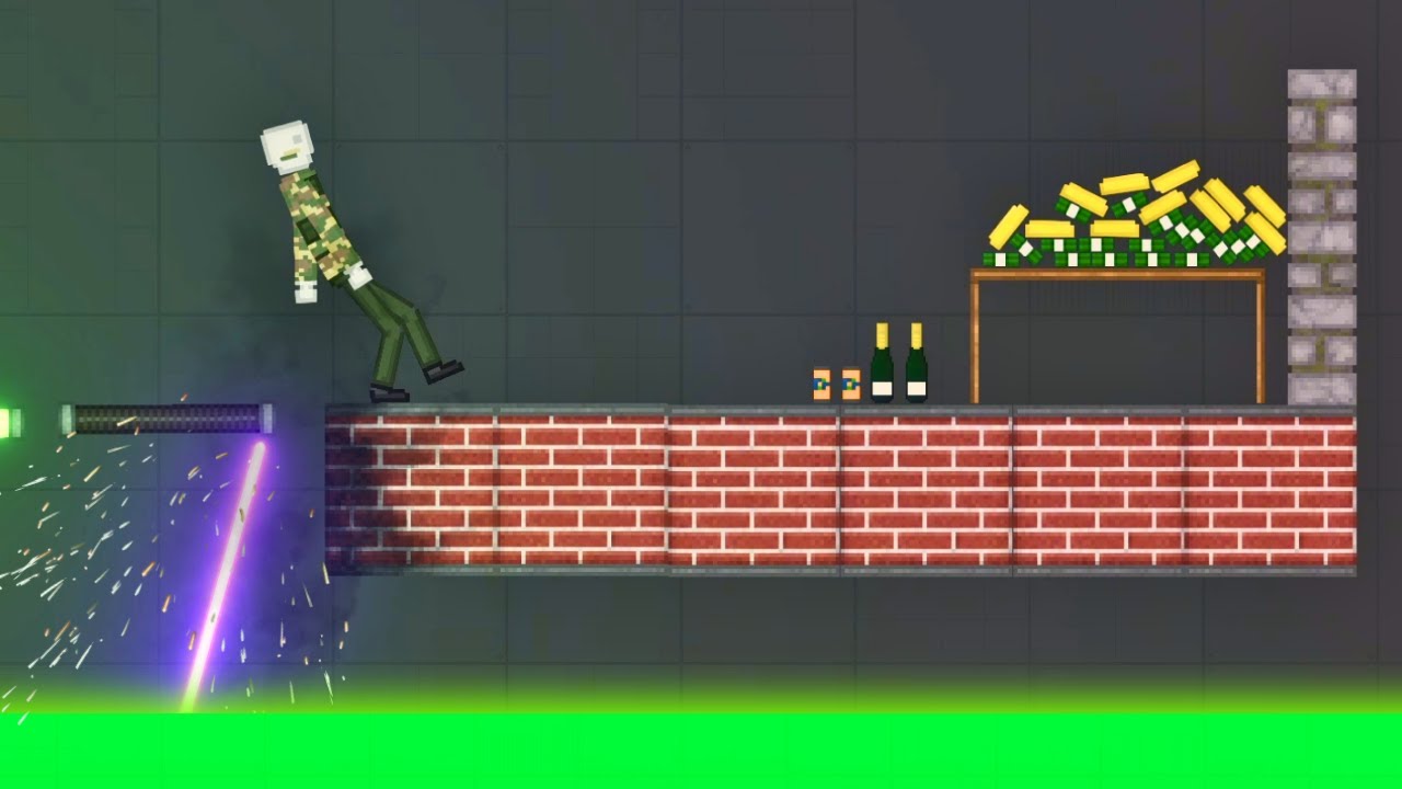 DEATH RUN with Lasers on Acid (Obstacle Course) in People Playground