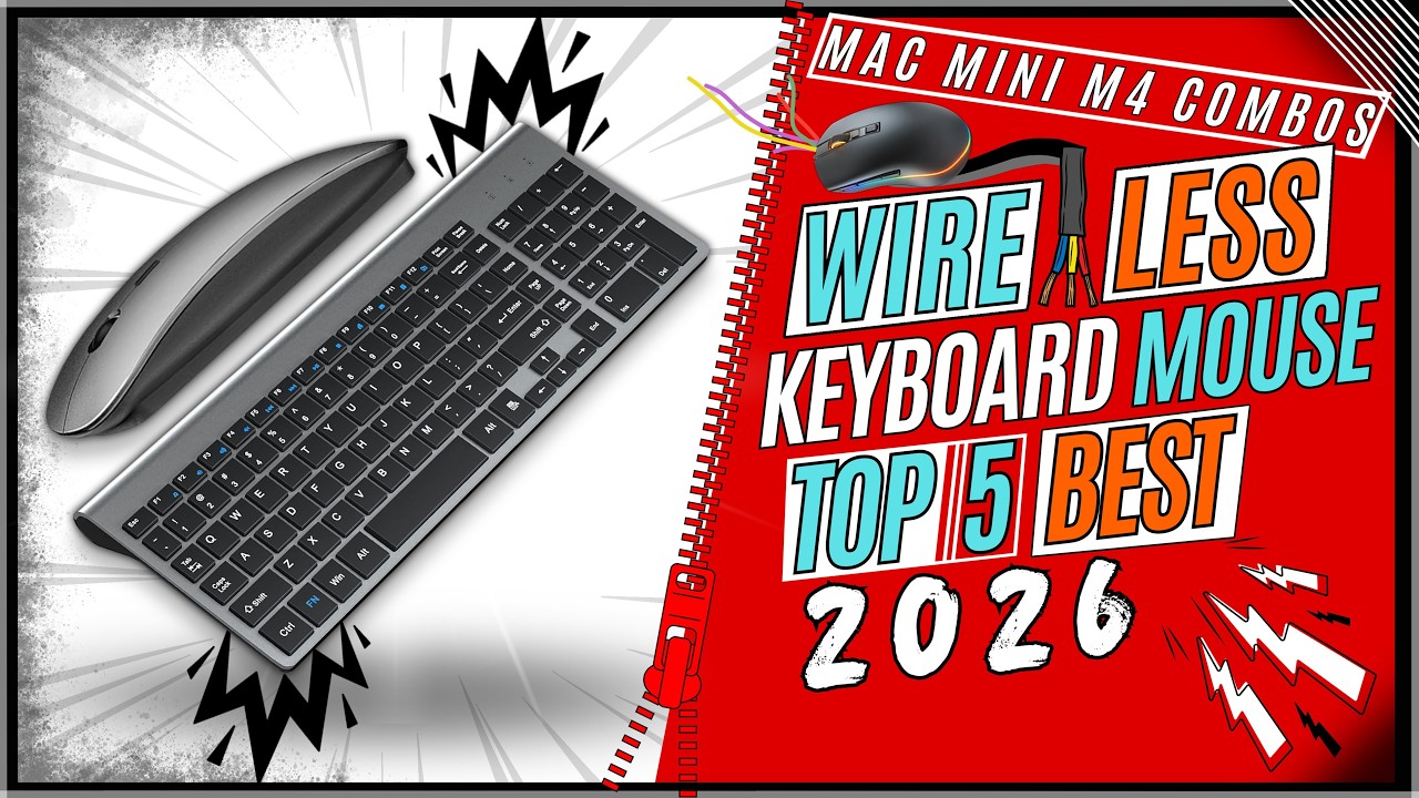 Топ-6 беспроводных комплектов клавиатуры и мыши для Mac Mini M4 – незаменимые вещи в 2025 году!