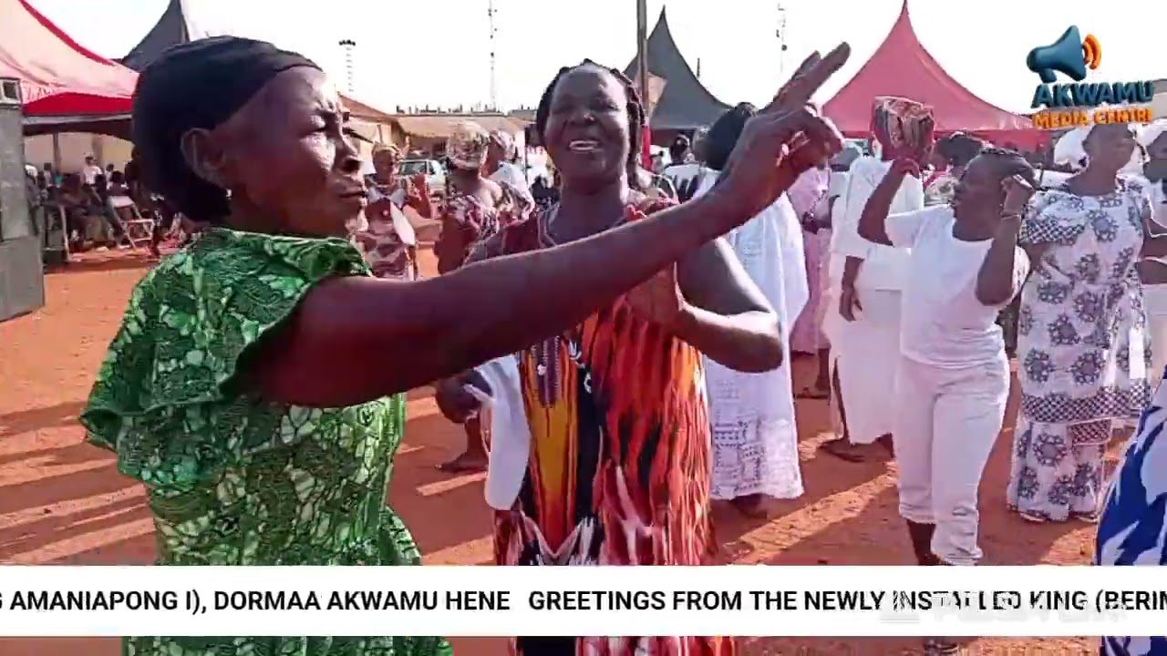GREETINGS FROM THE NEWLY INSTALLED KING (BERIMA DR. OPPONG KWARTENG AMANIAPONG I) DORMAA AKWAMU HENE