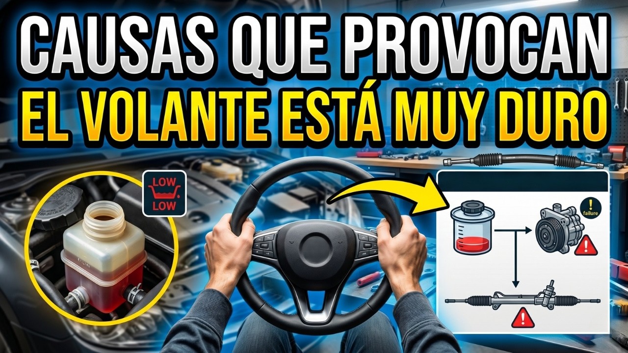 5 Causas Que Provocan Que el VOLANTE DE TU CARRO Está MUY DURO 🔥 Fallas Que Nadie Te Dirá