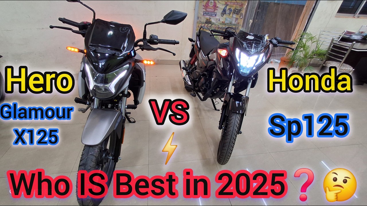 "2025 125cc Shootout: Glamour X125 vs SP125 - Features 'Ride & Verdict "❓️