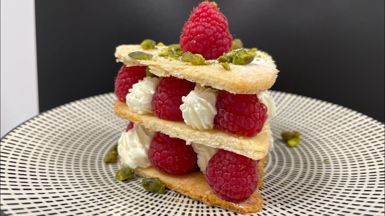Mille -feuille express framboise -citron au thermomix@thermofansylvieconseillere8988
