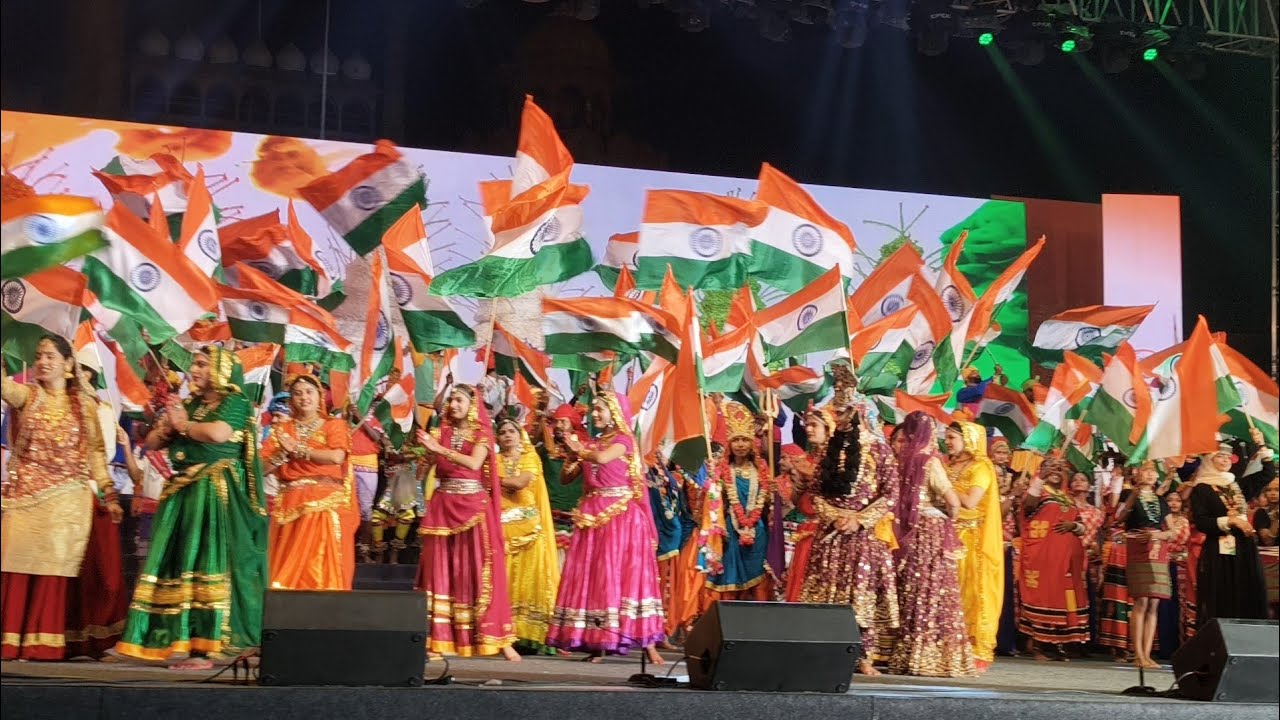 Bharat parv at Red Fort Grand  Finale by folk artists from 28 states