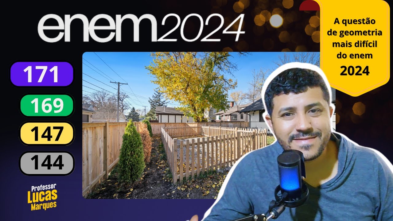 Questão 171 - Caderno Azul | Geometria Plana | MATEMÁTICA ENEM 2024