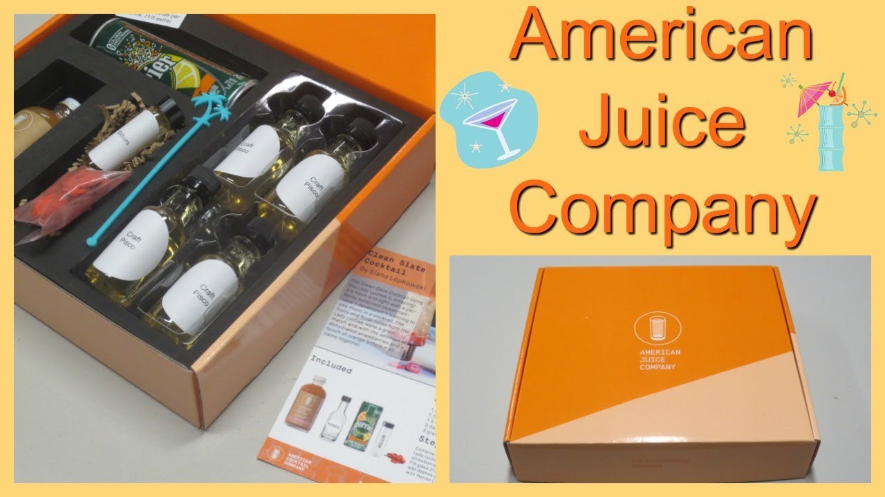 American Juice Company Subscription Unboxing!