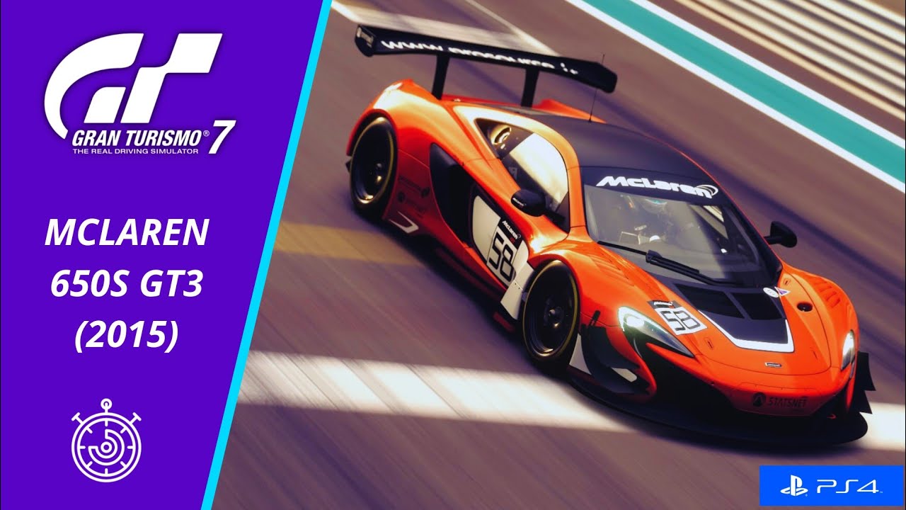 CONDUCIENDO el MCLAREN 650S GT3 (2015) en Gran Turismo 7