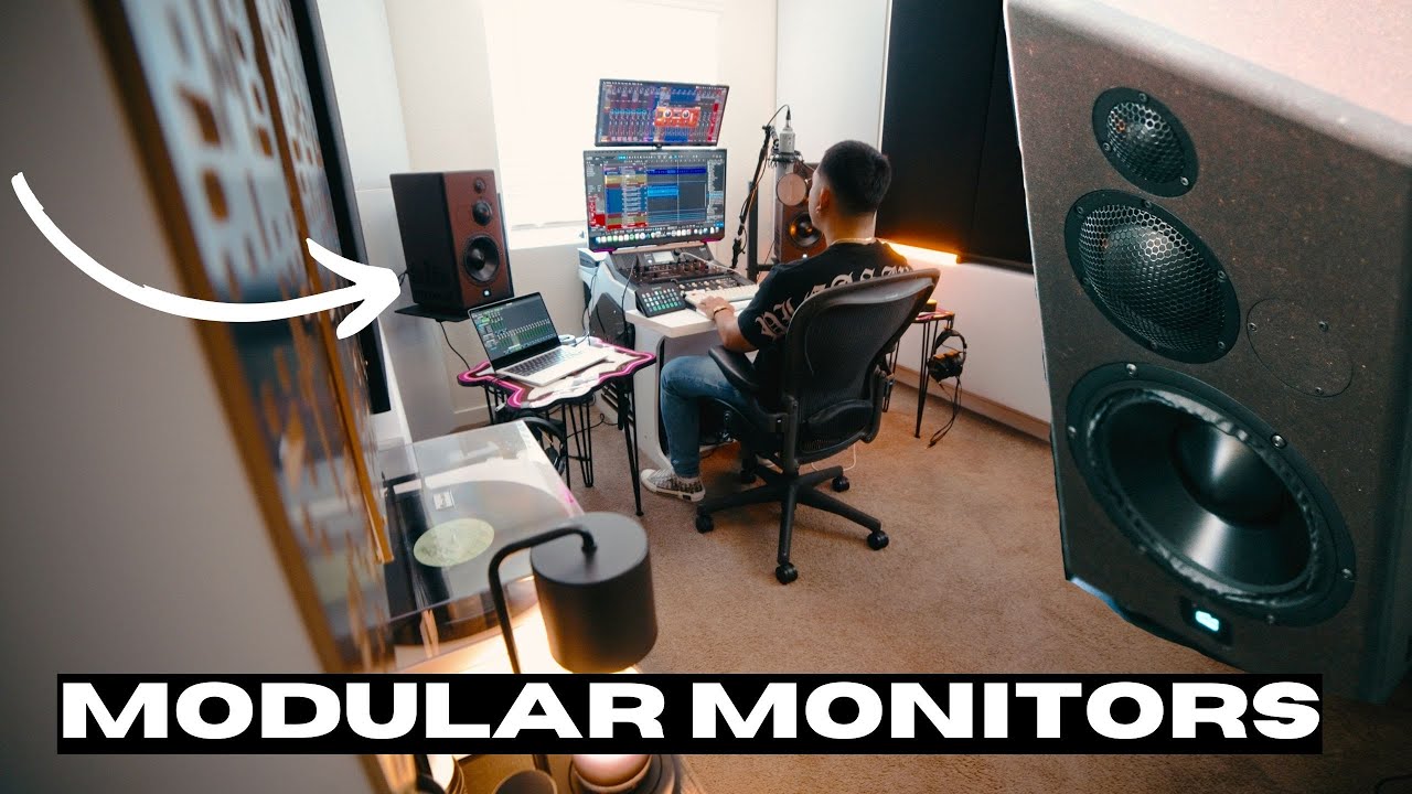 Minimalistic Home Studio Tour / PDP MUM-8 Monitors / TheRealKey