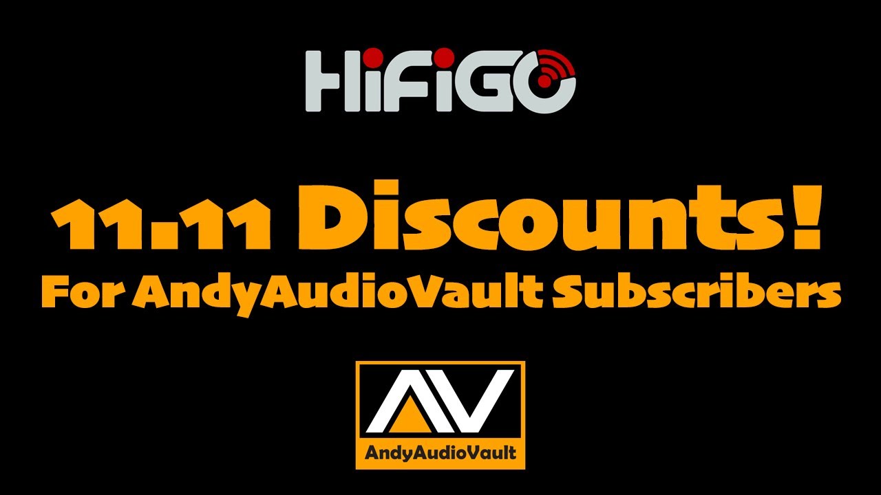 Специальные скидки на HiFiGo к 11.11 для подписчиков AAV! Наушники и вкладыши
