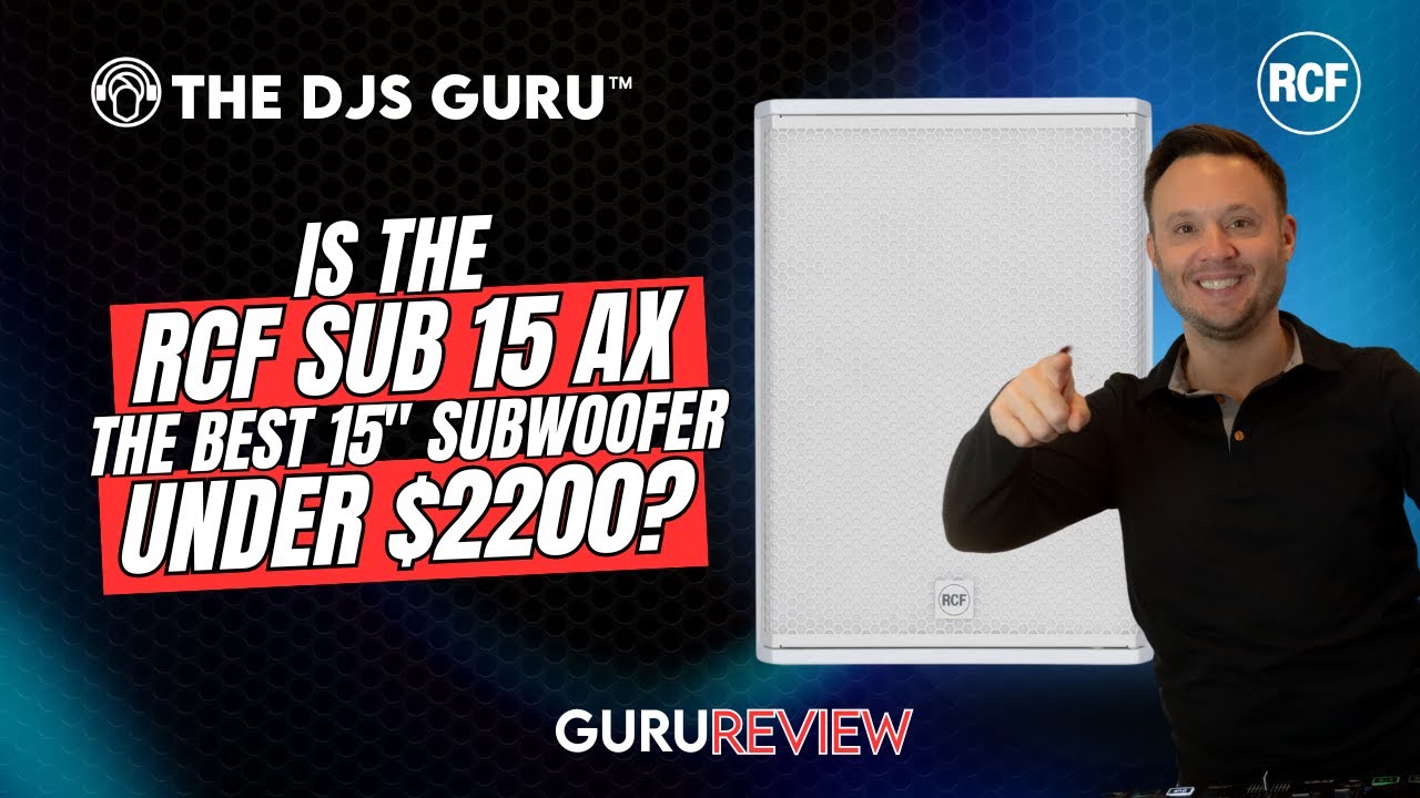 Why DJs and Event Pros Will Love The RCF SUB 15 AX Subwoofer | Review and Opinion