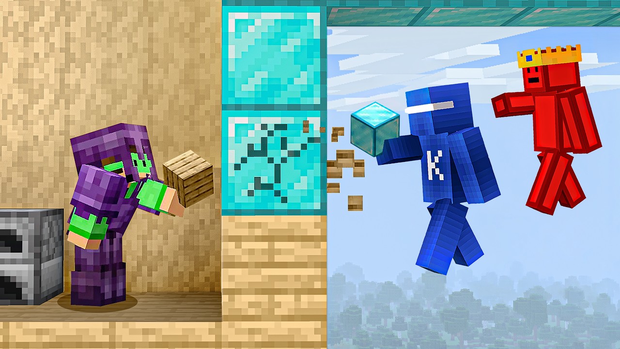 Pro Builder vs 2 Creative Noobs