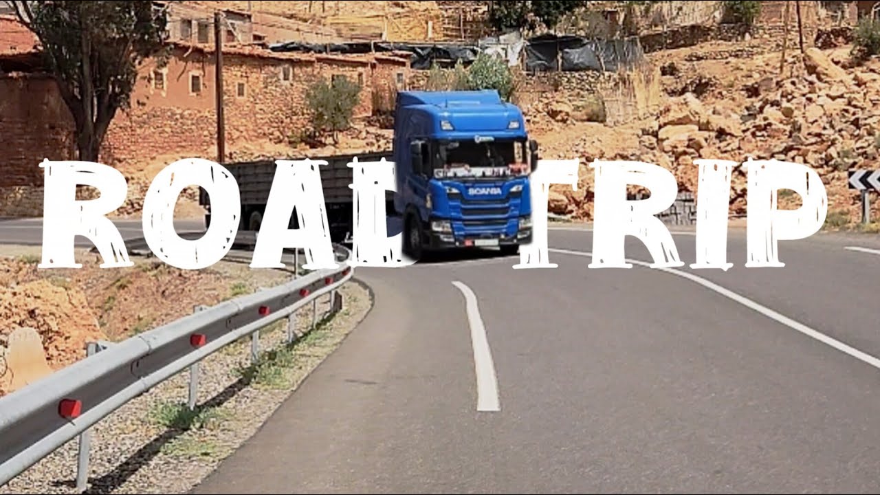 [ Driving in Morocco ] من مراكش إلى تيزي نتشكا. استمتع برحلة عبر جبال الأطلس.