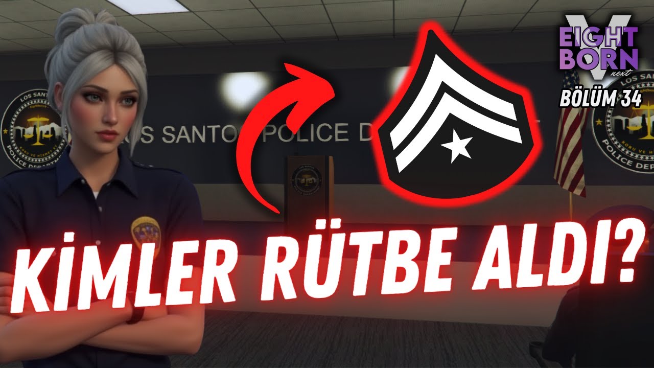 KİMLER RÜTBE ALDI? GELENEKSEL KUTLAMA | EightbornV NEXT LSPD | SOPHIA BENNETT #34