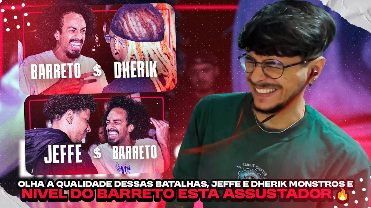 ALAN REAGE A (PEGOU FOGO🔥) BARRETO x DHERIK | GRANDE FINAL + BARRETO x JEFFE | SEMI-FINAL | REACT