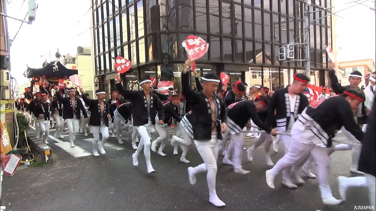 令和6年 岸和田だんじり祭 宵宮午後曳行(菊右衛門橋)Kishiwada Danjiri Matsuri2024/9/14