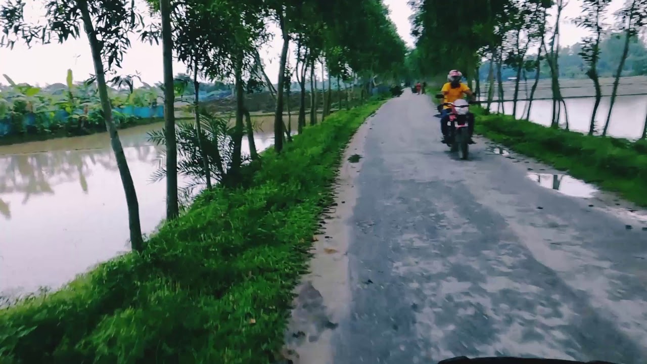 #Bike_Ride #Road_side_beauty  Mohisbathan to mohadevpur Road (মহিষবাথান থেকে মহাদেবপুরের রাস্তা)