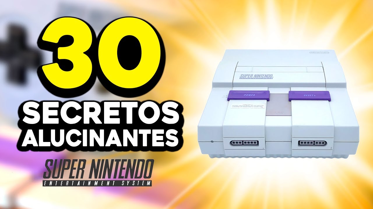 30 Secretos y Curiosidades ALUCINANTES de Super Nintendo 🏆
