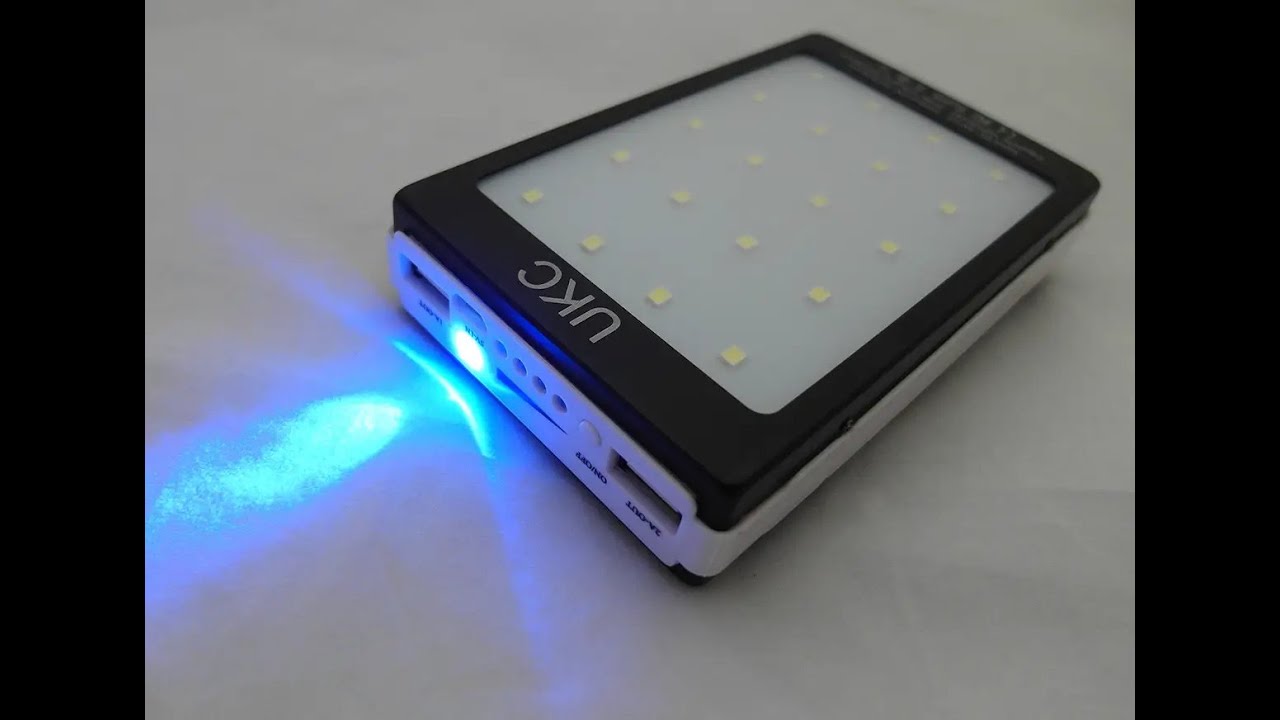 Power Bank на солнечной батарее Solar UKC 90000 mAh. Распаковка