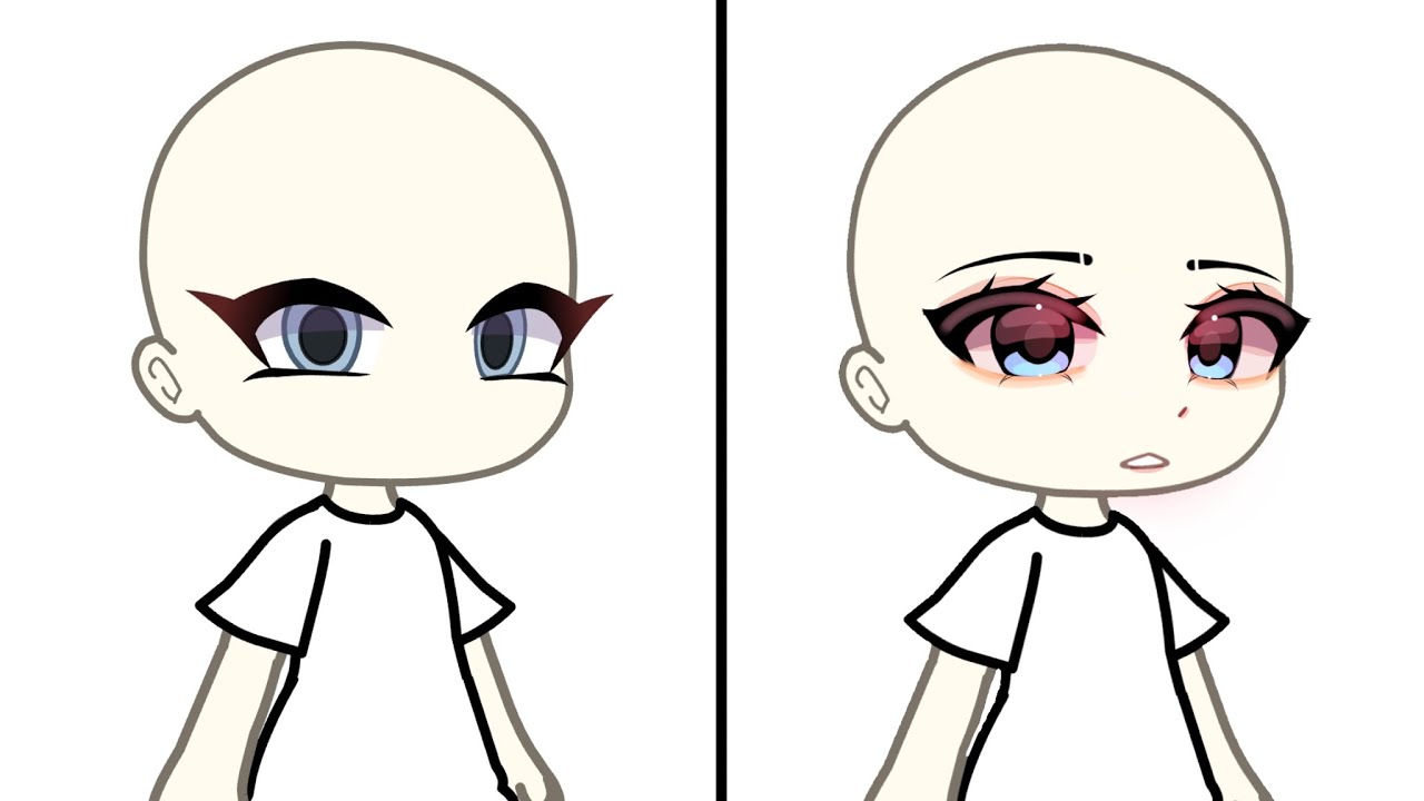 —[ Туториал на обработку глаз ]— IbisPaint x/gacha life — 🎨—