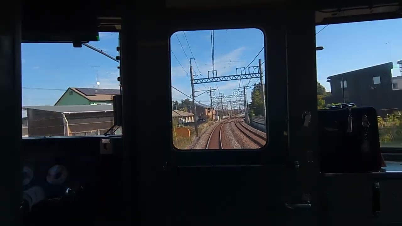 東武11003F　つきのわ～森林公園間の全面展望