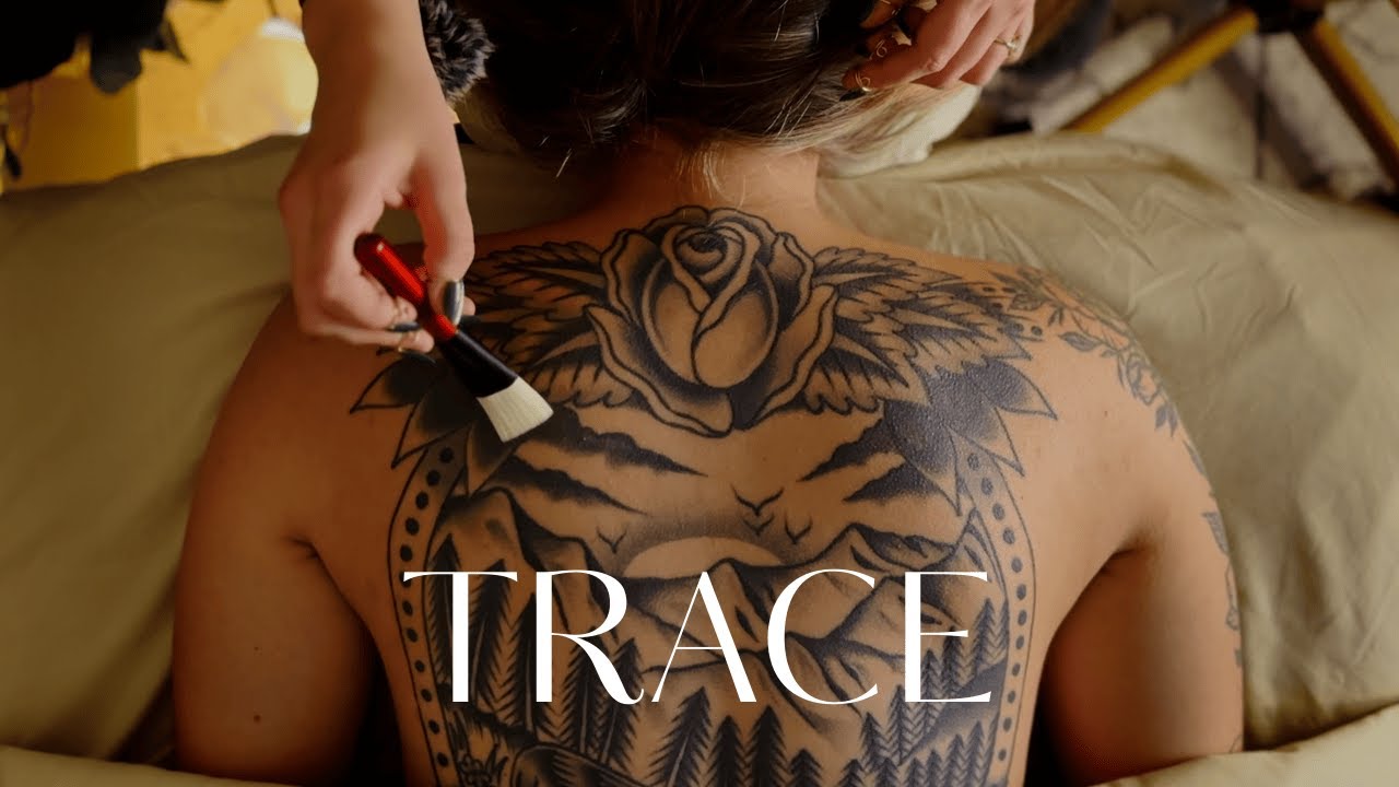 ASMR Meditative Tattoo Tracing and Hair Brushing for Fast Sleep [No Talking]
