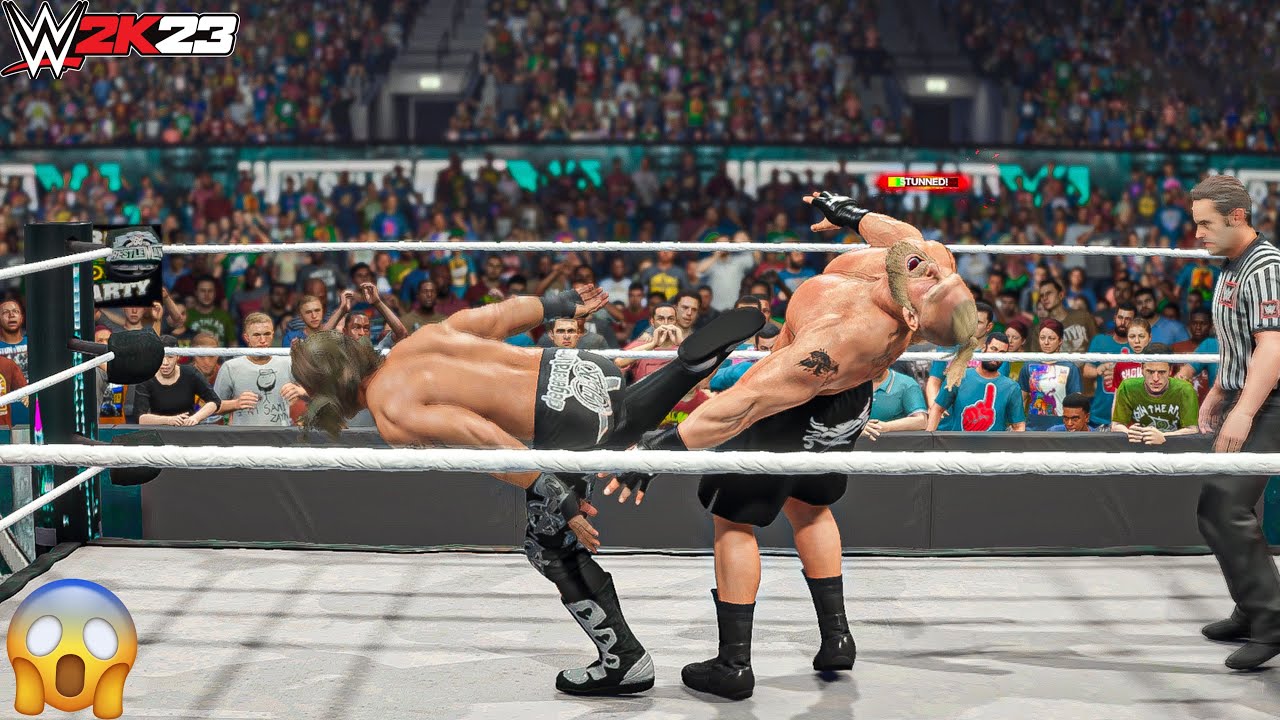 WWE 2K23 - Shawn Michaels Dx vs Brock Lesnar  Full Match at WrestleMania 40
