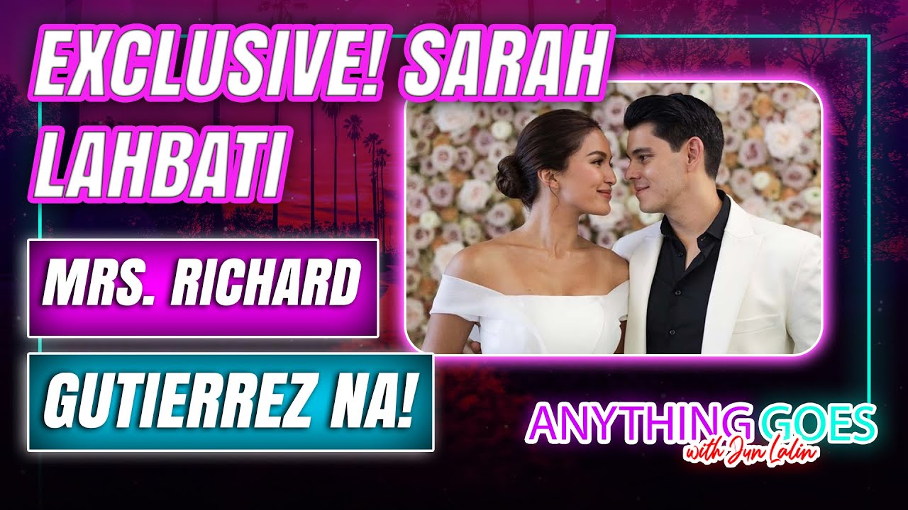 EXCLUSIVE! Sarah Lahbati, Mrs. Richard Gutierrez na!
