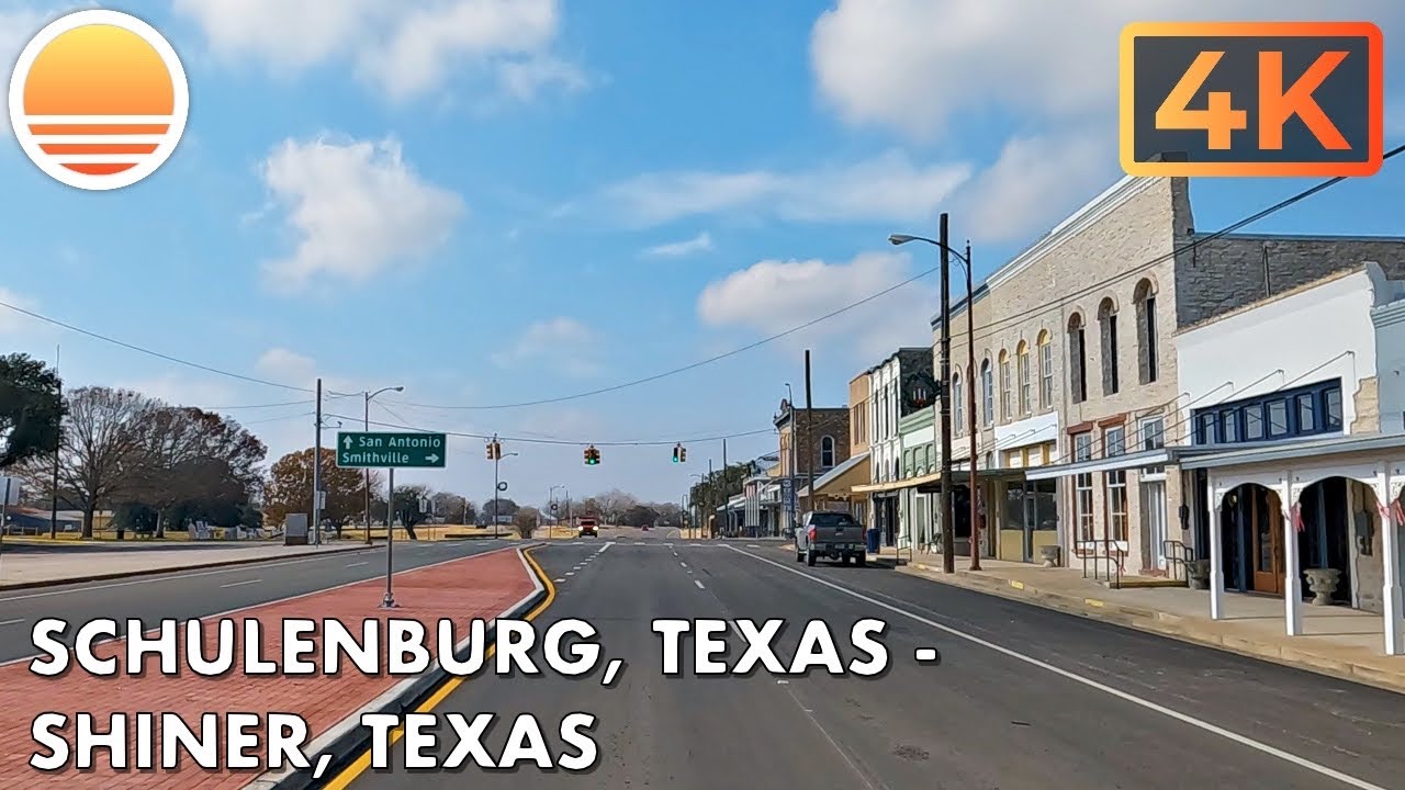Schulenburg, Texas to Shiner, Texas! Drive with me!