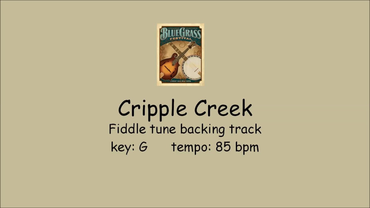 Cripple Creek G - bluegrass backing track