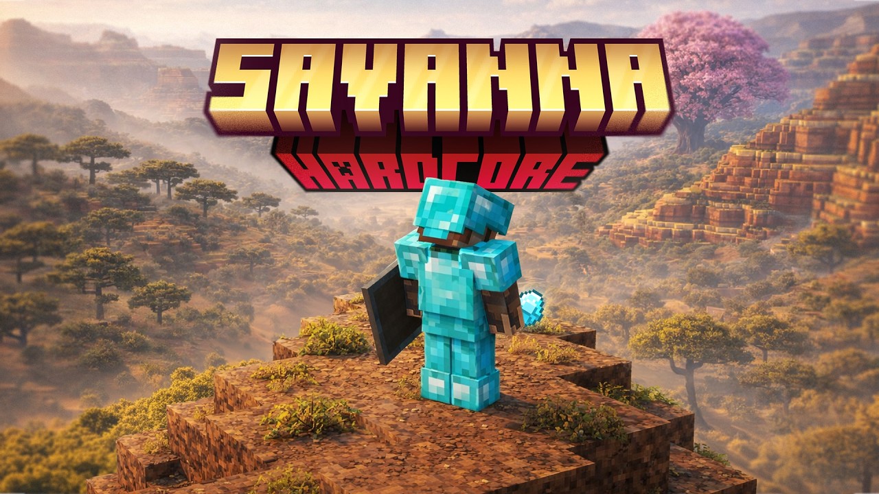 Lost in a HARDCORE SAVANNA World (full movie)