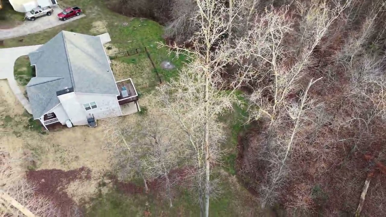 Evening drone flight over Seneca SC 