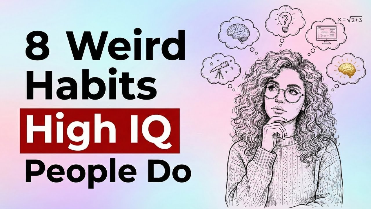 8 Weird Habits That Prove You Have an Extremely High IQ | UNFELT