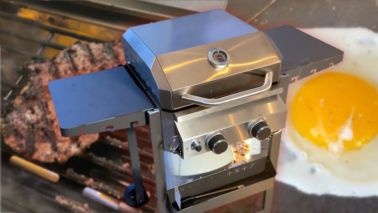 Лучший компактный гриль | Газовый гриль R.W.FLAME G20B на пропане с 2 конфорками