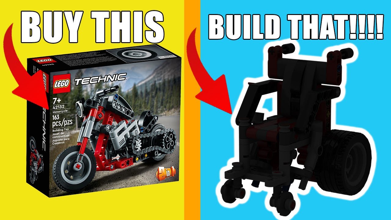 TOP  5 Alternate Models for LEGO 42132 Motorcycle by Ilyabuilder724